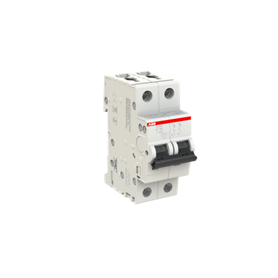 Interruptor termomagnético S202-C10/80; 10A 2CDS252001R0104; 16A 2CDS252001R0164; 20A 2CDS252001R0204; 25A 2CDS252001R0254; 32A 2CDS252001R0324; 40A 2CDS252001R0404; 50A 2CDS252001R0504; 63A 2CDS252001R0634; 80A 2CDS252001R0804